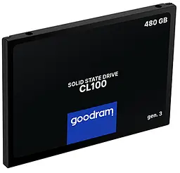 SSD 480Gb GoodRAM CL100 SATA III 2.5" TLC, Retail - мініатюра 2