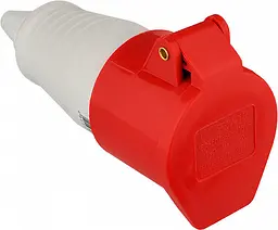 Розетка переносна P4 16А IP44 3P+PE ГП АСКО-УКРЕМ (A0080020002) - мініатюра 2