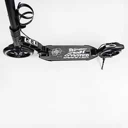 Самокат Best Scooter складаний 49х14х93-103 см Чорний 000231305 - мініатюра 3