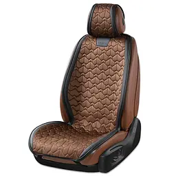 Комплект премиум накидок для сидений Winso Pro SUPREME, coffee-black(430400)