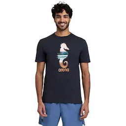 Футболка Arena T-Shirt Solid Cotton Black S (1097-006390-750 S) - мініатюра 3