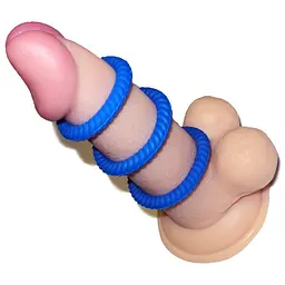 Набір ерекційних кілець - Lust 3 Blue Orion 42-05043000000 20794 - мініатюра 3
