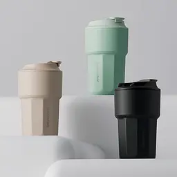 Термокружка Xiaomi DailyElements Drink Cup 420ml (DE08BH003) Біла - мініатюра 2