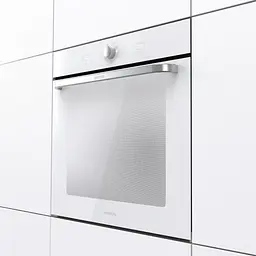 Духова шафа Gorenje електрична 77 л, A, пара, дисплей, макс.темпер.-300, білий - мініатюра 3