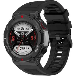 Ремінець DK Silicone Sport Band Classic для Xiaomi Amazfit Active Edge (A2212) (black) - мініатюра 2