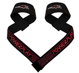 Лямки для тяги PowerPlay 7064 Чорно-Червоні (PP_7064_Black/Red) - мініатюра 2