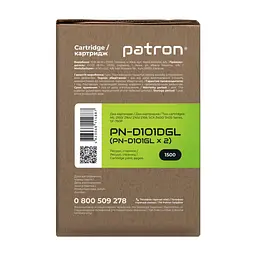 Картридж Patron SAMSUNG MLT-D101S (ML-2160) GREEN Label (DUAL PACK) (PN-D101DGL) - мініатюра 3