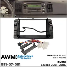 Перехідна рамка Toyota Corolla AWM 881-07-081 - мініатюра 6