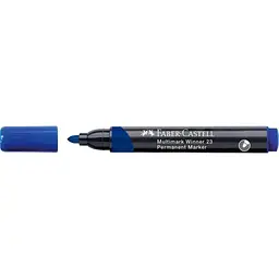 Маркер Faber-Castell перманентний Multimark Winner 23, колір синій (32838) - мініатюра 2