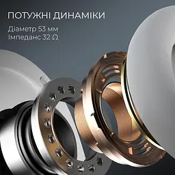 Ігрові навушники GamePro Asgard Skald 4-Mode White (HSW160W) [161115] - мініатюра 11
