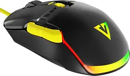 Мишка Modecom Jager Volcano, ігрова, 12400dpi., 7кн.,RGB, Hot-Swap, custom., чорна - мініатюра 3
