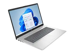 HP Ноутбук HP 17-cn4049ua 17.3" FHD IPS AG, Intel 3-100U, 16GB, F512GB, UMA, Win11, сріблястий - мініатюра 2