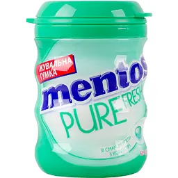 Жувальна гумка Mentos Pure Fresh Зелена м'ята 56 г (8935001728184)