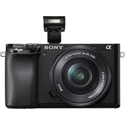 Бездзеркальний фотоапарат Sony Alpha A6100 Kit 16-50mm f/3.5-5.6 OSS Black [LCE6100LB.CEC] [89054] - мініатюра 4