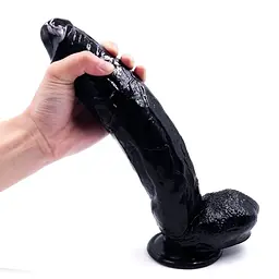 Фалоімітатор Power Escorts Monster John 11.8" 30 см (чорний) - мініатюра 8