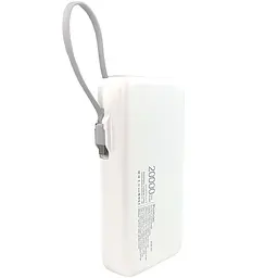 Повербанк Yoobao на 20000 мАг з кабелем та швидкою зарядкою 22,5W Q22 PD+QC Білий - мініатюра 2