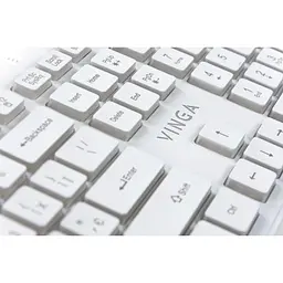Клавіатура Vinga KB410 White [128775] - мініатюра 6
