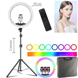 Кільцева LED-лампа XPRO MJ45 RGB (42208-MJ45_1386) - мініатюра 3