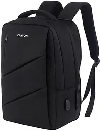 Рюкзак для ноутбука Canyon 15.6" BPE-5 Urban, USB, 12-18L, Black (CNS-BPE5B1) - мініатюра 2