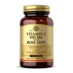 Вітамін С із шипшиною Vitamin C 500mg with Rose Hips - 100 tabs
