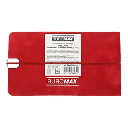 Щотижневик датований Buromax Velour 2026 153 x 87 мм штучна шкіра червоний (BM.2902-05) - мініатюра 3