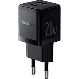 Мережевий зарядний пристрій Baseus Palm Fast Charger 20W Cluster Black (P10111608113-00) [139988] - мініатюра 4