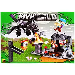 Конструктор Minecraft, LB1133, 219 деталей, 32x22x5 см, (В асортименті) - мініатюра 3