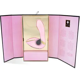 Вагінально-кліторальний вібратор Shunga Soyo Light Pink - мініатюра 5