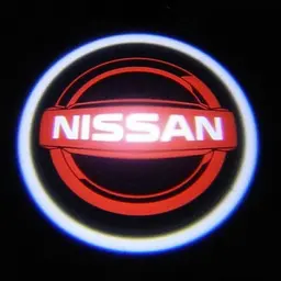 Картридж-вставка логотипу Nissan на двері 1 шт. (Red)