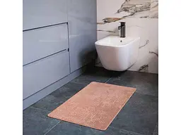 Килимок DARIANA 45*75см коричневий універсальний для підлоги Фіберлайн