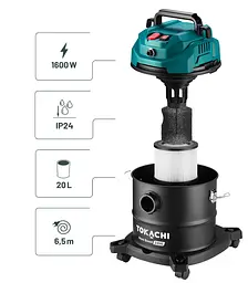 Багатофункціональний миючий пилосос Tokachi Aqua Boost 2200W - мініатюра 8