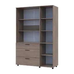 Шафа для одягу Doros Торн Кремона Канноло 3 ДСП/3Ш (полиці) 135х51.6х200 (44900478) - мініатюра 7