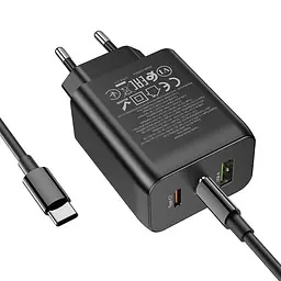 Блок живлення Hoco N18 Phenomenon 65 W GaN зарядний пристрій - мініатюра 4