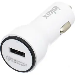Автомобільний зарядний пристрій INKAX CD-22 Car charger + Micro cable 1USB 2.1A White - мініатюра 3