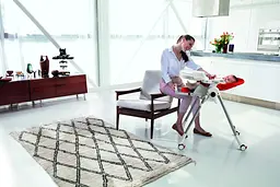Стільчик для годування Peg-Perego Prima Pappa Follow Me Fragola, червоний (IH01000000BL59) - мініатюра 7