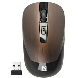 Мишка Defender Wave MM-995 Silent Wireless Bronze (52992)