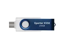 USB флеш накопичувач Patriot 256 GB Xporter X550 USB 3.2 Gen 1 Type-A+C (PS256GX550AAD) - мініатюра 2