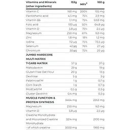 Гейнер Scitec Nutrition Jumbo Hardcore Chocolate 5355 г - мініатюра 3