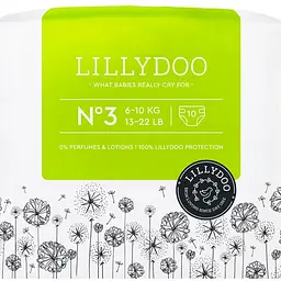 Підгузки Lillydoo 3 6–10 кг 10 шт (Lillydoo3-10)
