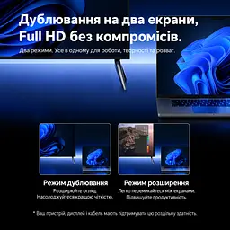 Відеокабель Vention CGWHG USB-C - DisplayPort 2.1 16K 30 Гц 1,5 м сірий (CGWHG) - мініатюра 7