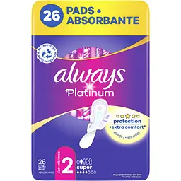 Гігієнічні прокладки Always Ultra Platinum Super Plus Quatro 26 шт. - мініатюра 2