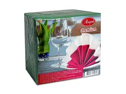 Серветка кольорова Алсу-Пак 100шт 33x33см Зелена