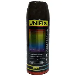 Емаль універсальна в балончику Unifix 400мл RAL 8017 коричнево-шоколадна