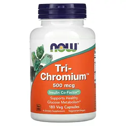 Хром трьохкомпонентний Tri-Chromium 500мкг - 180 вег.капсул