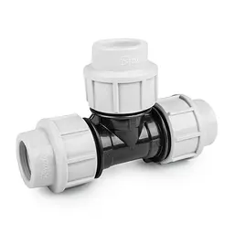 Трійник Bradas для труб PE 25 мм x 25 мм x 25 мм PN16 (DSRA16T25)