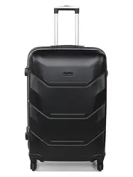 Валіза велика L Madisson Snowball 32303 пластикова 105л Чорний - мініатюра 2