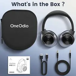 Навушники OneOdio A10 Bluetooth 3.5 мм Black (A10 Black) - мініатюра 3