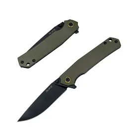 Нож складной туристический Ruike P801-G 14C28N G10 86 мм зеленый - миниатюра 2