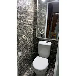 Самоклейка декоративна 3D панель 3D Loft сірий піщаник 700x770x3мм (59-3) - мініатюра 6