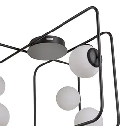 Люстра Brille світлодіодна молекула 48W WW BK (BL-835С/5) - мініатюра 5